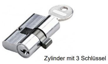 Zylinder für PZ-Schloss
